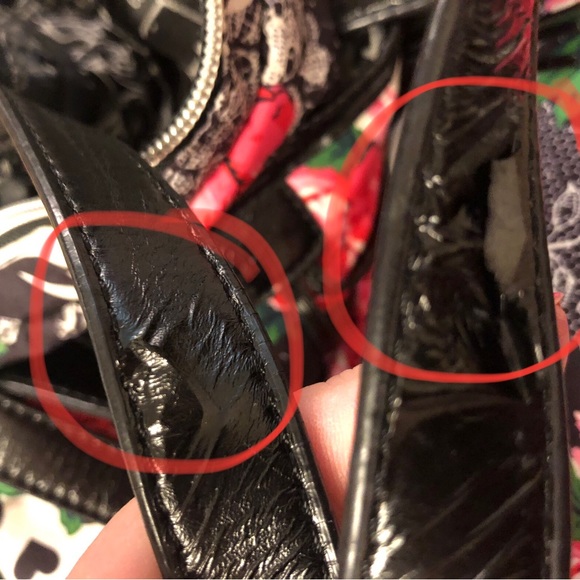 BETSEY JOHNSON back pack. Looks new. However there are a couple frayed places - Picture 5 of 15